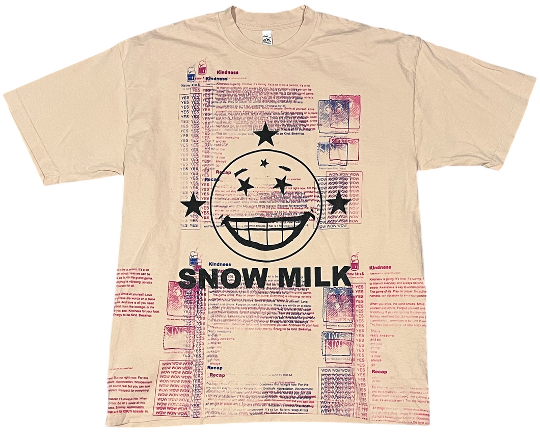 Snow Milk Kindness 6.5oz Tee (Size Large)