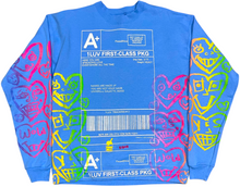 Load image into Gallery viewer, Positive Shipping Label Crewneck (Size Medium)
