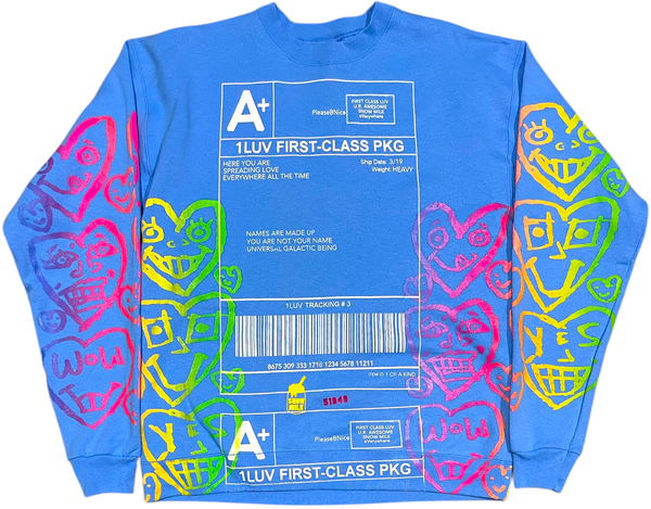 Positive Shipping Label Crewneck (Size Medium)