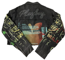 Load image into Gallery viewer, Big Apple Big Love X Playboy Denim Jacket (Size Women’s XS)
