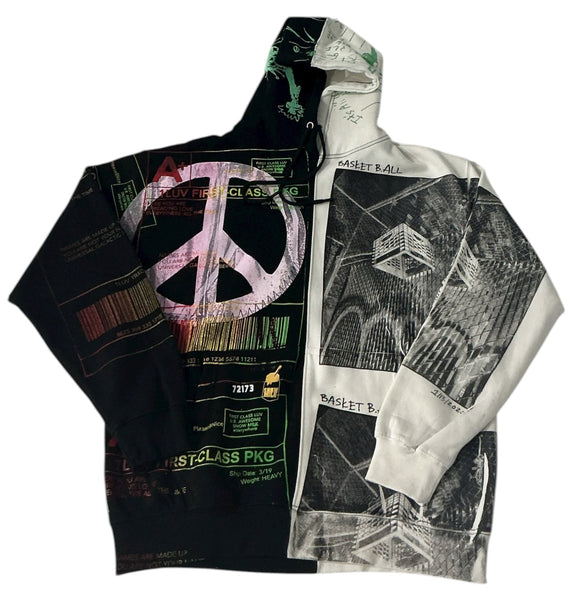 Basket B. All Split Color Hoodie (Size XL)