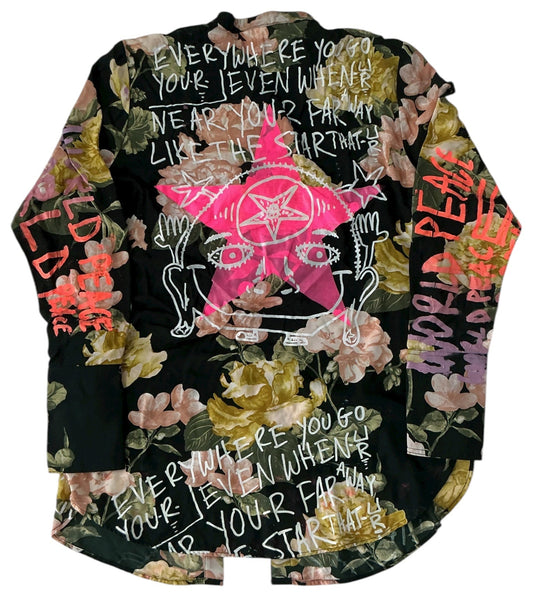 Star That You Are Button Up Shirt (Women's Size 8)