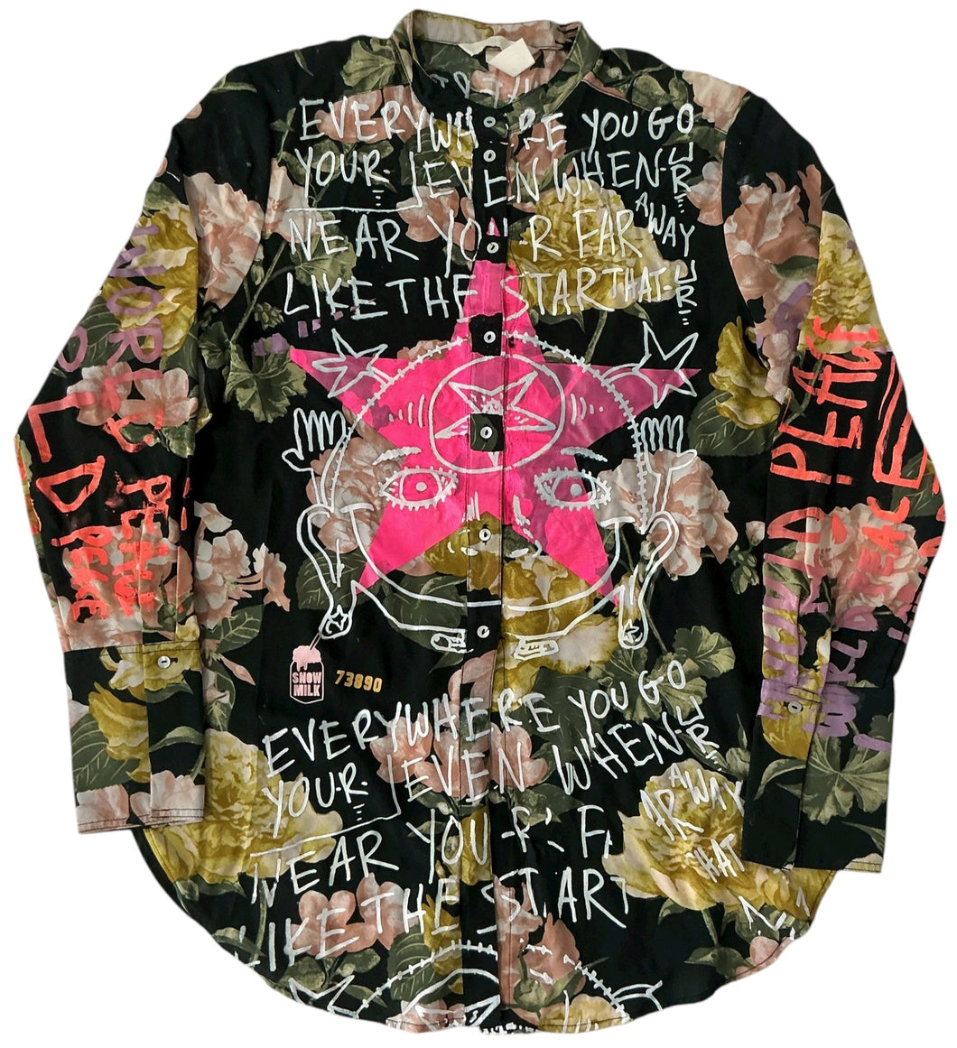 Star That You Are Button Up Shirt (Women's Size 8)