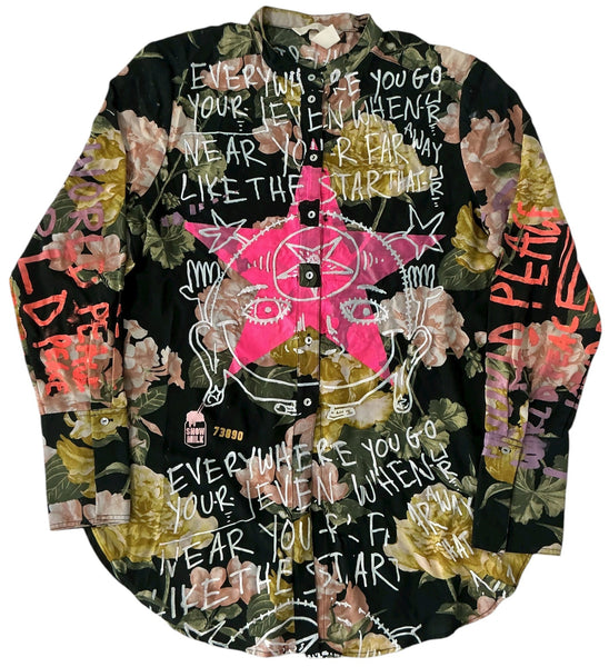 Star That You Are Button Up Shirt (Women's Size 8)
