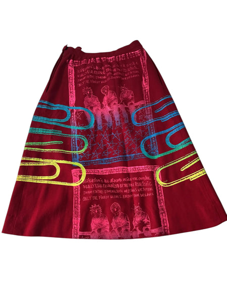 Lucha Paperclips Skirt (Size Women’s 6)