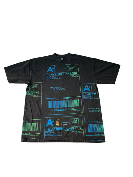 Positive Shipping Label 6.5oz Tee (Size Large)