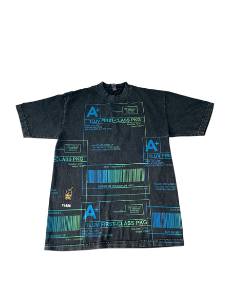 Positive Shipping Label 6.5oz Tee (Size Medium)