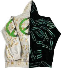 Load image into Gallery viewer, Lucha Paperclips Split Color Hoodie (Size  XL)
