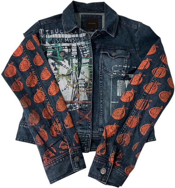 Still Listening Denim Jacket (Size Medium)