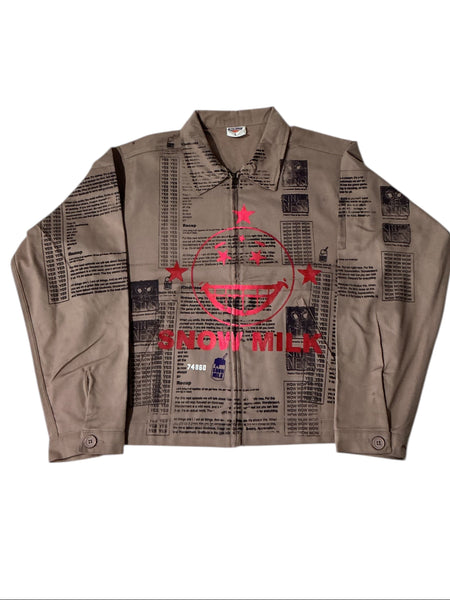 Snow Milk Kindness Workwear Jacket (Size Large)