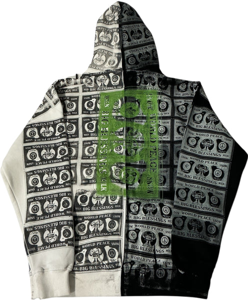 Big Blessings Bucks Split Color Hoodie (Size Medium)