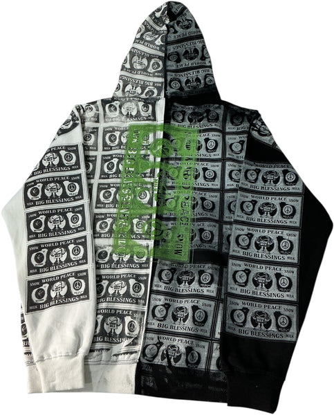 Big Blessings Bucks Split Color Hoodie (Size Large)