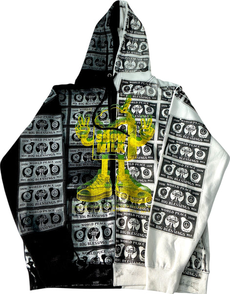 Big Blessings Bucks Split Color Hoodie (Size XL)