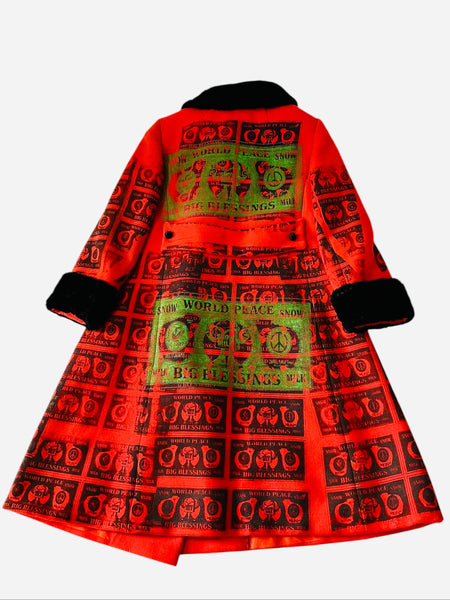 Big Blessings Bucks Overcoat (Size Medium Petite)