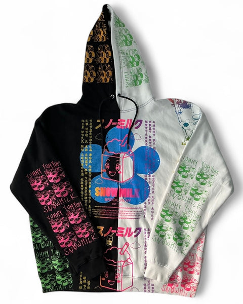 Animilk Split Color Hoodie (Size X-Large)