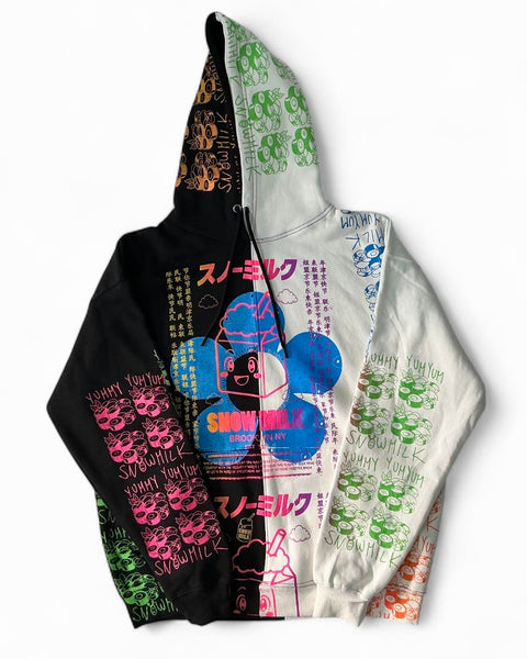 Animilk Split Color Hoodie (Size 2XL)