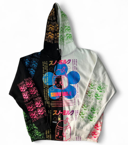 Animilk Split Color Hoodie (Size 3XL)