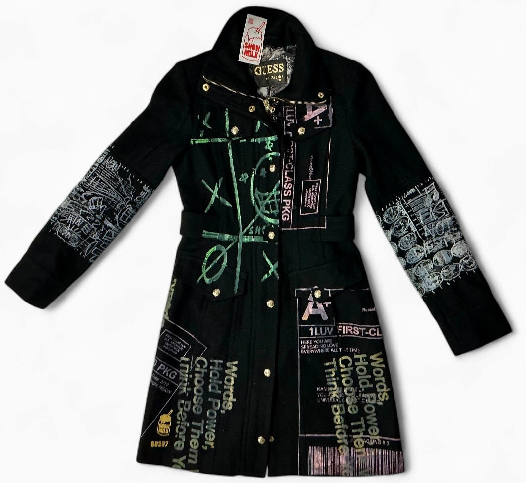 Words Hold Power Coat (Size XS)