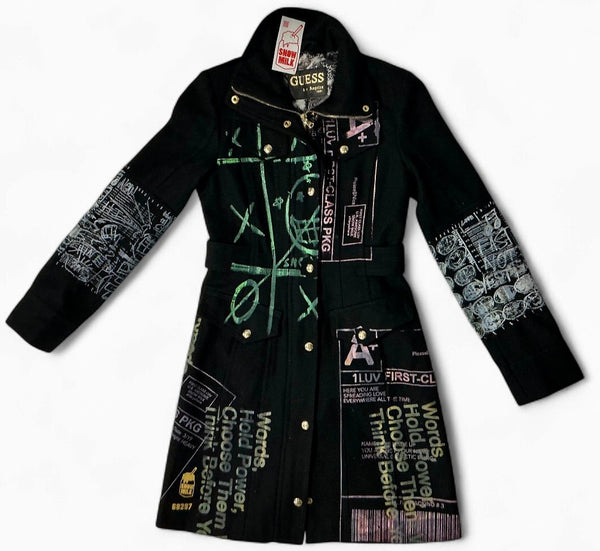 Words Hold Power Coat (Size XS)