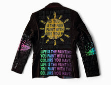 Load image into Gallery viewer, Life Is The Painting You Paint Blazer (Size 36)
