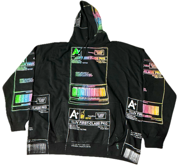 Positive Shipping Label Hoodie (Size 5XL)