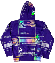 Load image into Gallery viewer, Positive Shipping Label Hoodie (Size Small)
