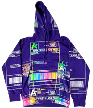 Load image into Gallery viewer, Positive Shipping Label Hoodie (Size Small)
