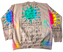Load image into Gallery viewer, Optimism As A Way Of Life Crewneck (Size Large)
