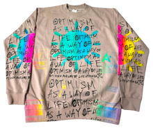 Load image into Gallery viewer, Optimism As A Way Of Life Crewneck (Size Large)
