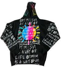 Load image into Gallery viewer, Optimism As A Way Of Life Hoodie (Size Small)
