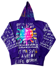 Load image into Gallery viewer, Optimism As A Way Of Life Hoodie (Size Small)
