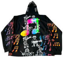 Load image into Gallery viewer, Music Notes Hoodie (Size 2XL)
