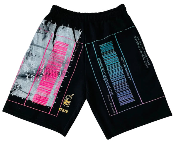 Positive Shipping Label Shorts (Size Small)