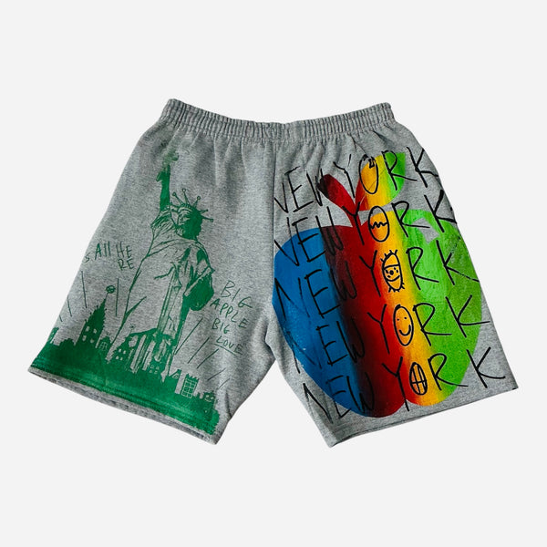 Big Apple Love Shorts (Size Large)