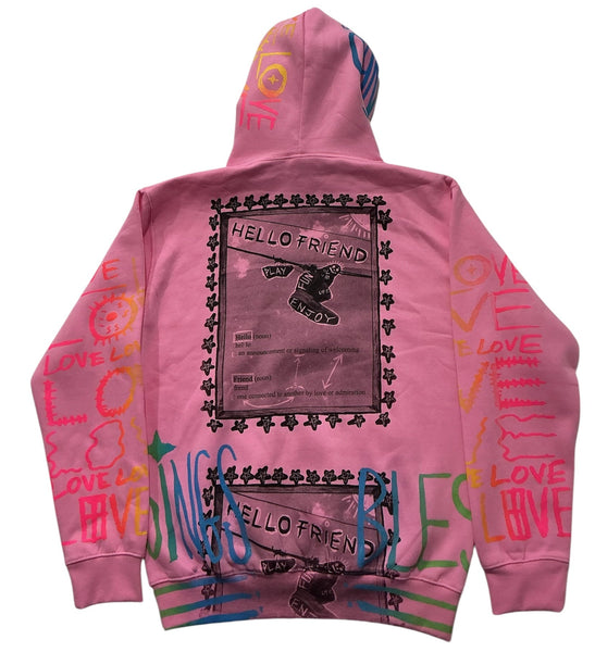 Hello Friend Hoodie (Size Medium)