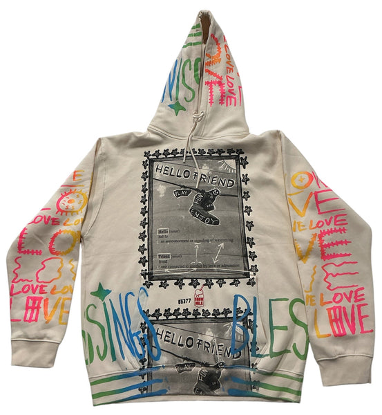 Hello Friend Hoodie (Large Medium)