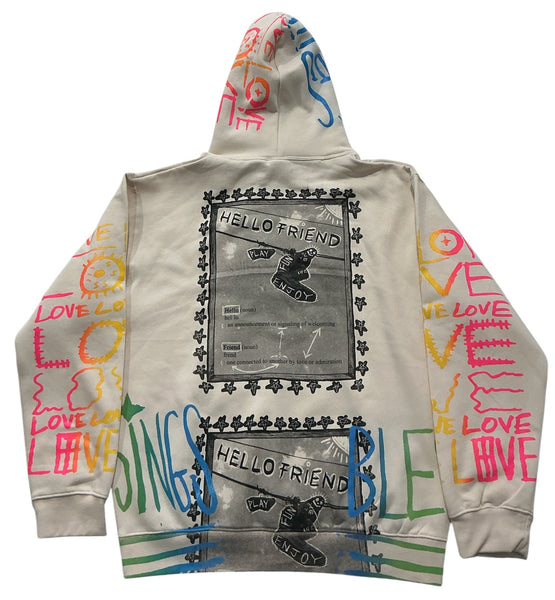 Hello Friend Hoodie (Large Medium)