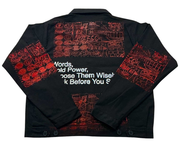 Words Hold Power Workwear Jacket (Size Medium)