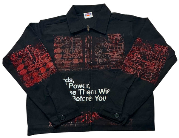 Words Hold Power Workwear Jacket (Size Medium)