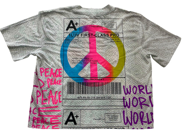 World Peace Crop Top (Size Women’s XL)