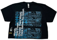Load image into Gallery viewer, Words Hold Power Crop Top  (Size Women's Medium)
