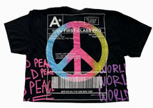 Load image into Gallery viewer, World Peace Crop Top (Size Women’s Large)
