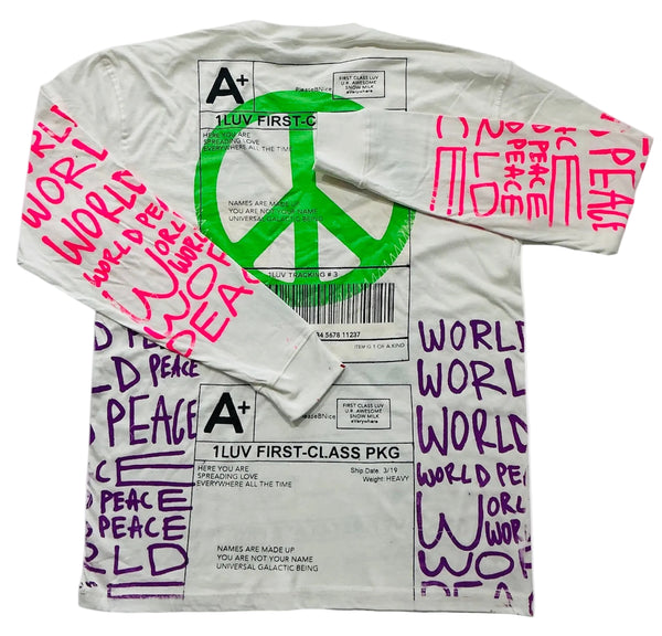 World Peace Long Sleeve Tee (Size XL )