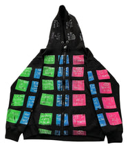 Load image into Gallery viewer, Sticky Notes Zip Up Hoodie (Size Large)
