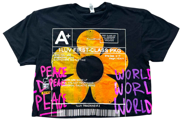 World Peace Crop Top (Size Women’s Small)