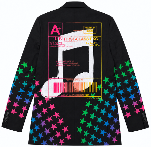 The Positive Shipping Label Music Star Blazer