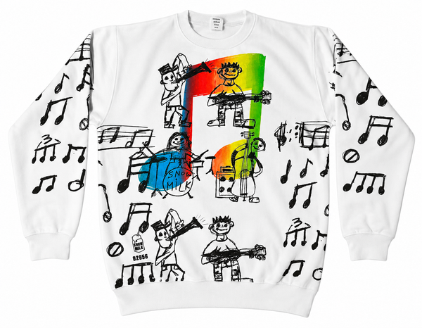 Music Notes Crewneck (Available In All Sizes)
