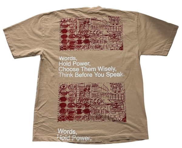 Words Hold Power 6.5oz Tee (Size Large)