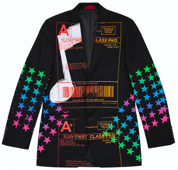 The Positive Shipping Label Music Star Blazer