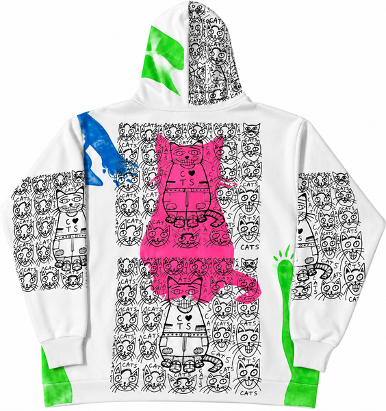 Cats & Dogs Hoodie (CATS) (Available In All Sizes)